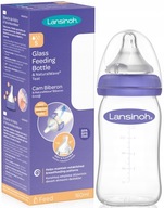 Lansinoh, Sklenená fľaša na dojčenie 160 ml Lansinoh, Sklenená fľaša na dojčenie 160 ml
