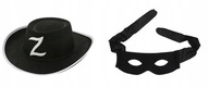 Súprava klobúka a čelenky Zorro Súprava klobúka a čelenky Zorro