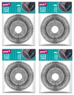 York Roll & Up Rotary Mop, Tip, Gray X4 York Roll & Up Rotary Mop, Tip, Gray X4