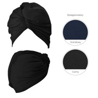 ANWEN - Wrap It Up vlasový turban Black