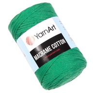 Šnúrka YarnArt MACRAME COTTON zelená 759 Šnúrka YarnArt MACRAME COTTON zelená 759
