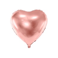 Fóliový balón Srdce ružové zlato RoseGold 61 cm