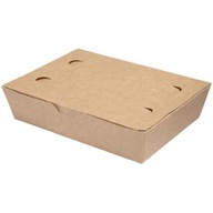 Krabička, kartónová nádoba, eko 14x20x5cm; 100 ks