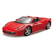 BBURAGO 1:24 Ferrari 458 Spider RED NOVÉ 18-26017 BBURAGO 1:24 Ferrari 458 Spider RED NOVÉ 18-26017