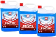 Pekná zimná kvapalina do ostrekovačov pre firmy 3x5L Pekná zimná kvapalina do ostrekovačov pre firmy 3x5L