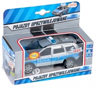 Auto Police Volvo 14cm so zvukom v krabici