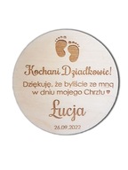Vďaka krstným rodičom a starým rodičom magnet 4x Vďaka krstným rodičom a starým rodičom magnet 4x