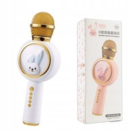 BEZDRÔTOVÝ MIKROFÓN BLUETOOTH REPRODUKTOR KARAOKE CUTE RABBIT BEZDRÔTOVÝ MIKROFÓN BLUETOOTH REPRODUKTOR KARAOKE CUTE RABBIT