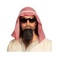 Arabský šejk kostým, šatka, brada, maskovací kostým