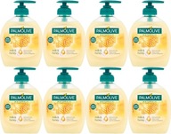 PALMOLIVE Mlieko a med tekuté mydlo 300ml x8