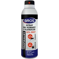 BROS sprej proti komárom a kliešťom 50% DEET 180ml BROS sprej proti komárom a kliešťom 50% DEET 180ml