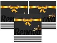 3x Renova GOLD obrúsky, čierne, 40 ks