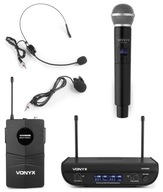 Vonyx WM82C UHF bezdrôtový mikrofónový set