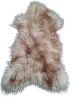 Kučeravé vlasy z ovčej kože muflón hnedý 111-130cm