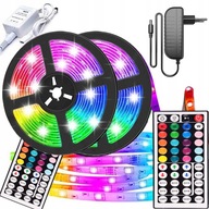 FAREBNÉ OSVETLENIE LED PÁSU 5050 RGB 5m + DIAĽKOVÉ OVLÁDANIE FAREBNÉ OSVETLENIE LED PÁSU 5050 RGB 5m + DIAĽKOVÉ OVLÁDANIE
