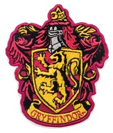 Nažehľovacie Harry Potter farebné nášivky Crest Chrabromil na oblečenie Nažehľovacie Harry Potter farebné nášivky Crest Chrabromil na oblečenie