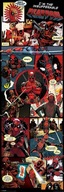 XXL plagát z komiksu Deadpool Marvel 53x158 cm