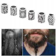 VIKINGSKÉ KORÁLKY NA VLASY ALEBO BRADU 6 KS VIKINGSKÉ KORÁLKY NA VLASY ALEBO BRADU 6 KS