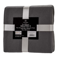Jednofarebná deka Graphite Fleece 130x170 cm