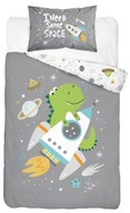 POSTEĽNÉ POSTEĽNE 100x135 BAVLNA DINOSAUR