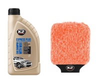 K2 AUTOŠAMPÓN S VOSKOM NA UMÝVANIE RUKAVICE