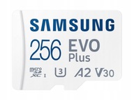 SAMSUNG EVO+ 256 GB micro SDXC UHS U3 V30 A2 130 MB