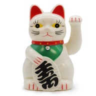 Maneki Neko, biela mačka šťastia