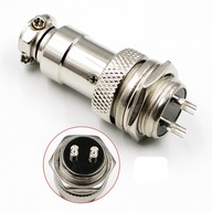 9x CNC letecký priemyselný konektor 16 mm 2 pin GX16 9x CNC letecký priemyselný konektor 16 mm 2 pin GX16