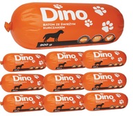 Klobásová mokrá tyčinka pre psov DINO 10x 900g Klobásová mokrá tyčinka pre psov DINO 10x 900g