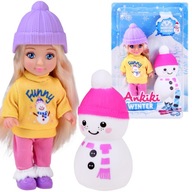 Bábika Ankiki, malá bábika 13 cm + snehuliak ZA4301 Bábika Ankiki, malá bábika 13 cm + snehuliak ZA4301