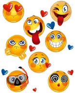Veľký list Spots Emoji Veľký list Spots Emoji