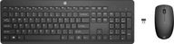 Bezdrôtová klávesnica a myš HP 235, čierna