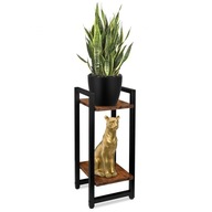 Loftový stojan na kvety čierny LUPINE RUSTIC starý dub Loftový stojan na kvety čierny LUPINE RUSTIC starý dub