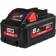 Batéria 18V 8,0 Ah Milwaukee M18 HB8 Batéria