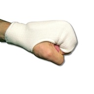 Elastické karate chrániče pästí, chrániče dlaní, biele M Elastické karate chrániče pästí, chrániče dlaní, biele M