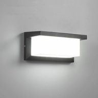 Vonkajšie nástenné LED svietidlo bez svetla, studená biela