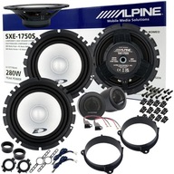 Dištančné redukcie reproduktorov ALPINE pre MERCEDES CITAN RENAULT KANGOO 16,5 cm Dištančné redukcie reproduktorov ALPINE pre MERCEDES CITAN RENAULT KANGOO 16,5 cm