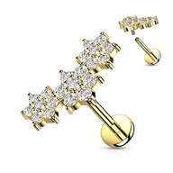 PRE UŠNÉ TRAGUS CARTILAGE STARS 6MM PRE UŠNÉ TRAGUS CARTILAGE STARS 6MM