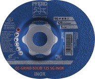 INOX CC-Grind-Solid kotúčové brúsne kotúče 125mm Kon