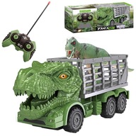 WOOPIE auto na diaľkové ovládanie RC zelený dinosaurus + figúrka