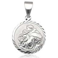Medailón sv. Antona striebro 925