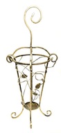 Stojan na dáždniky, kovový, zlatý, 10-1050