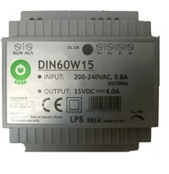 POS Power napájací zdroj na lištu DIN60W15 POS Power napájací zdroj na lištu DIN60W15