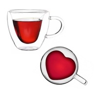 Termálne srdiečkové poháre na kávu a čaj 2x180 ml Termálne srdiečkové poháre na kávu a čaj 2x180 ml