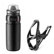 Fľaša ELITE 750 ml čierna s vrchnákom + košík, sada fľaše s košíkom Fľaša ELITE 750 ml čierna s vrchnákom + košík, sada fľaše s košíkom