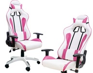 Ružová moderná herná stolička GIOSEDIO GSA212
