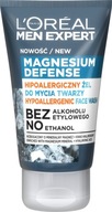 LOREAL MEN MAGNESIUM čistiaci gél na tvár 100 ml LOREAL MEN MAGNESIUM čistiaci gél na tvár 100 ml