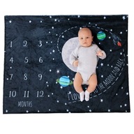 Foto deka / foto podložka pre bábätká 100x75 - galaxy