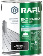 Rafil EKO Radach Hlboká čierna RAL9005 polomatná 5L