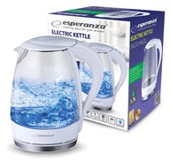 BEZDRÔTOVÁ Elektrická kanvica 1,7L SKLENENÁ LED BEZDRÔTOVÁ Elektrická kanvica 1,7L SKLENENÁ LED